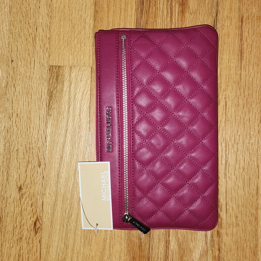 Michael Kors Zip Clutch Wristlet